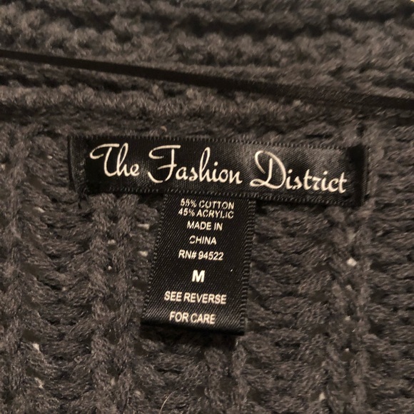 Wet Seal Grey Knit Cardigan - Picture 2 of 3